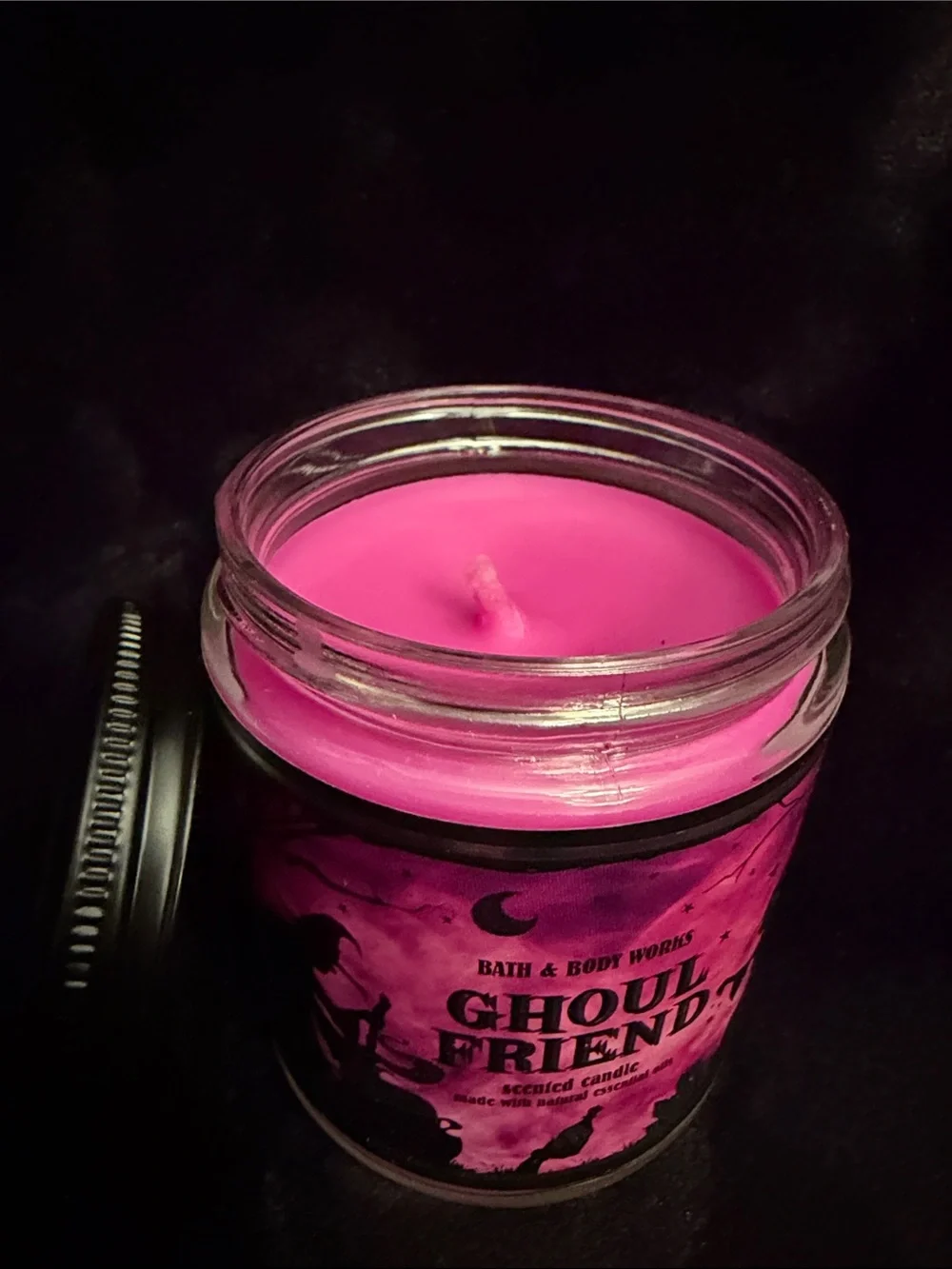 Bath & Body Works Ghoul Friend Scented Candle - Magenta Pink